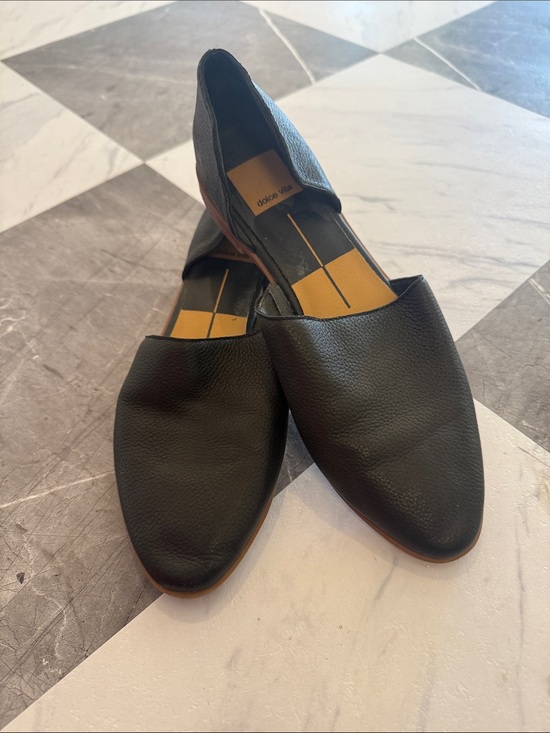 Dolce Vita Other - Dolce Vita Black Leather Slip-On Loafers